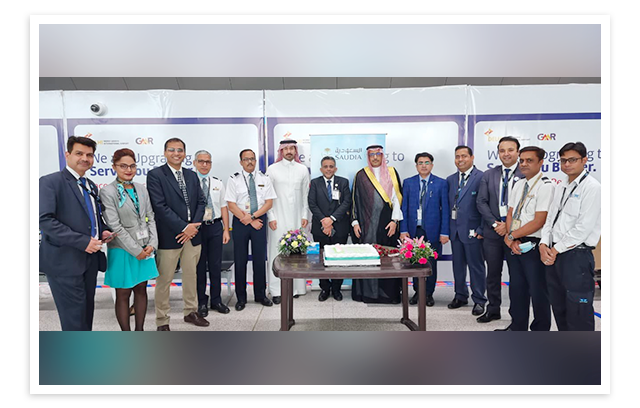 H.E. Mr. Majed Al-Otaibi ,Charge d’affaires of the Royal Embassy of Saudi Arabia in India Inaugurated the first batch of Hajj pilgrims departing for the Kingdom.