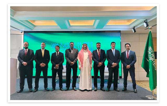 His Excellency the Chargé d'Affaires, Mr. Majid bin Abdul Rahman Al-Otaibi, held a reception at the Royal embassy of Saudi Arabia in New Delhi on 14th June, 2022.